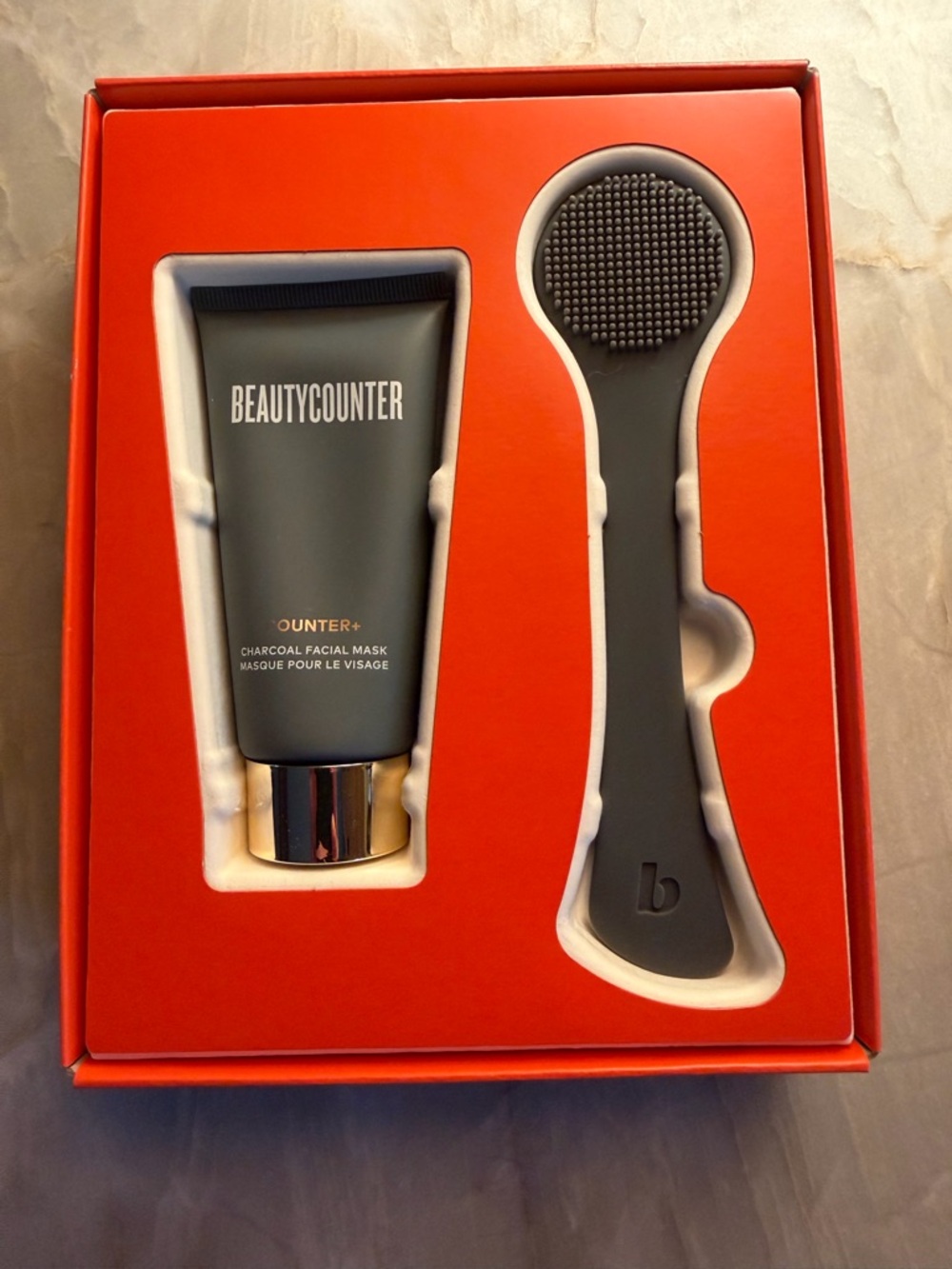 beautycounter Charcoal Mask & Silicone Brush Set